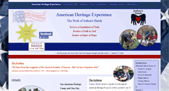 Desktop Screenshot of americanheritageexperience.joshuashands.org